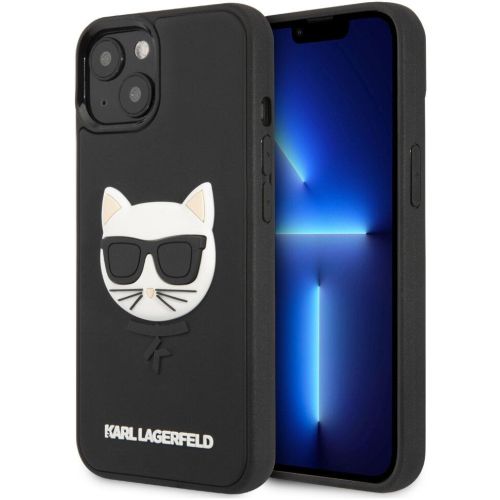 Чехол для телефона Lagerfeld 3D RUBBER CASE CHOUPETTE HEAD для iPhone 13 (KLHCP13MCH3DBK) чёрный