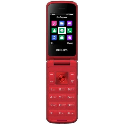 Мобильный телефон Philips E255 Xenium red
