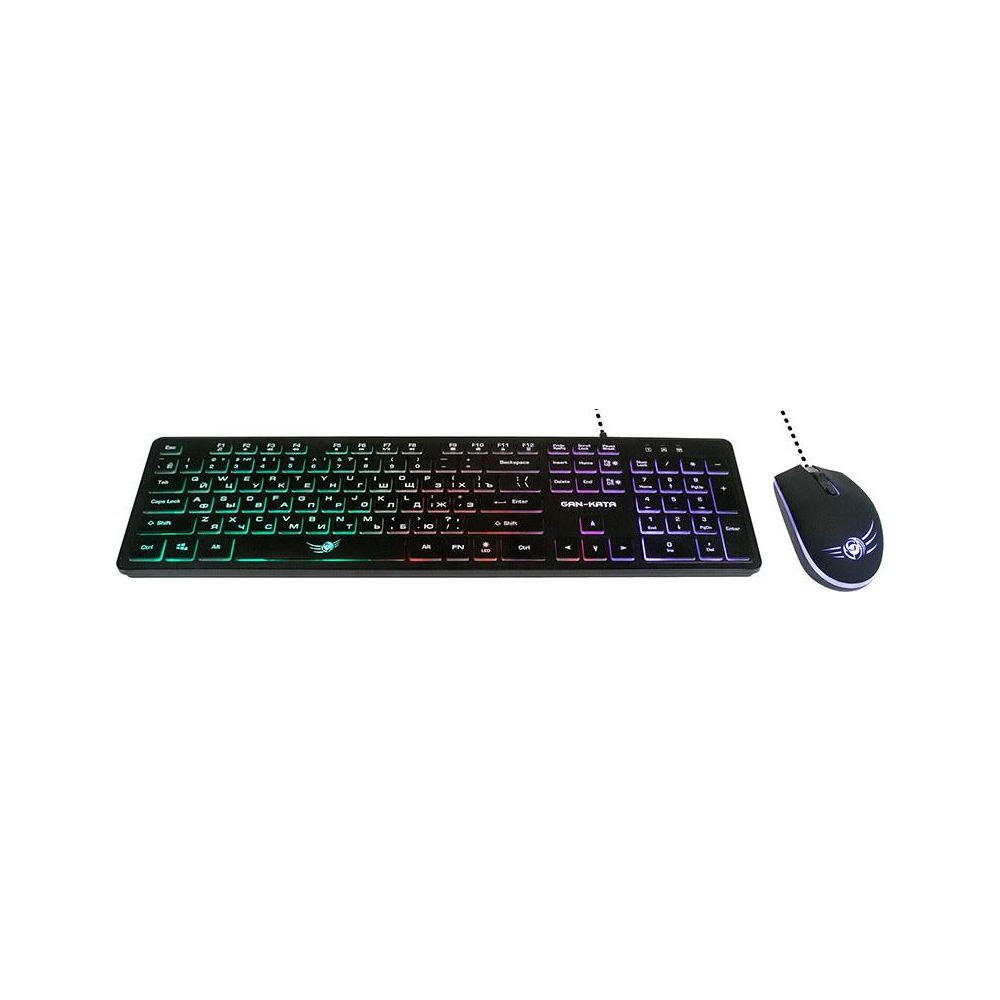 Комплект клавиатура и мышь Dialog KMGK-1707U black