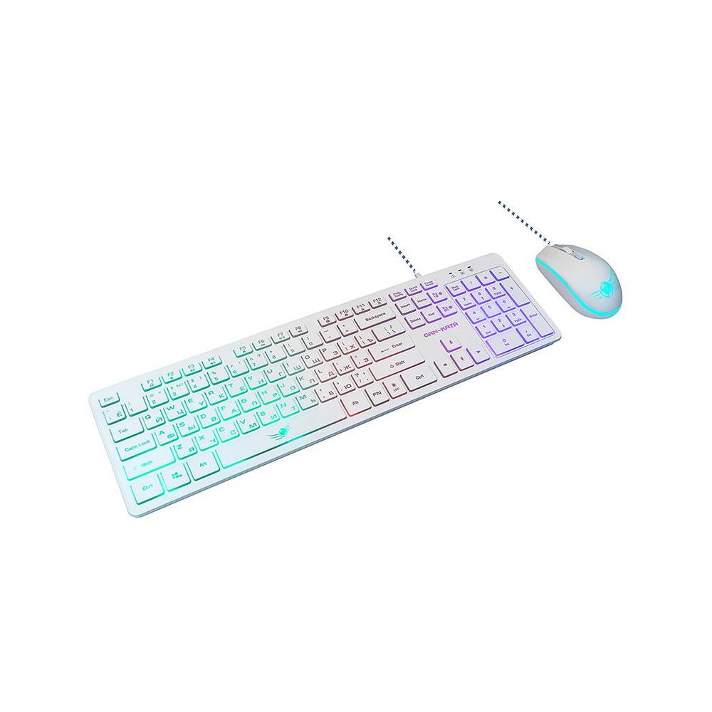 Комплект клавиатура+мышь Dialog KMGK-1707U white
