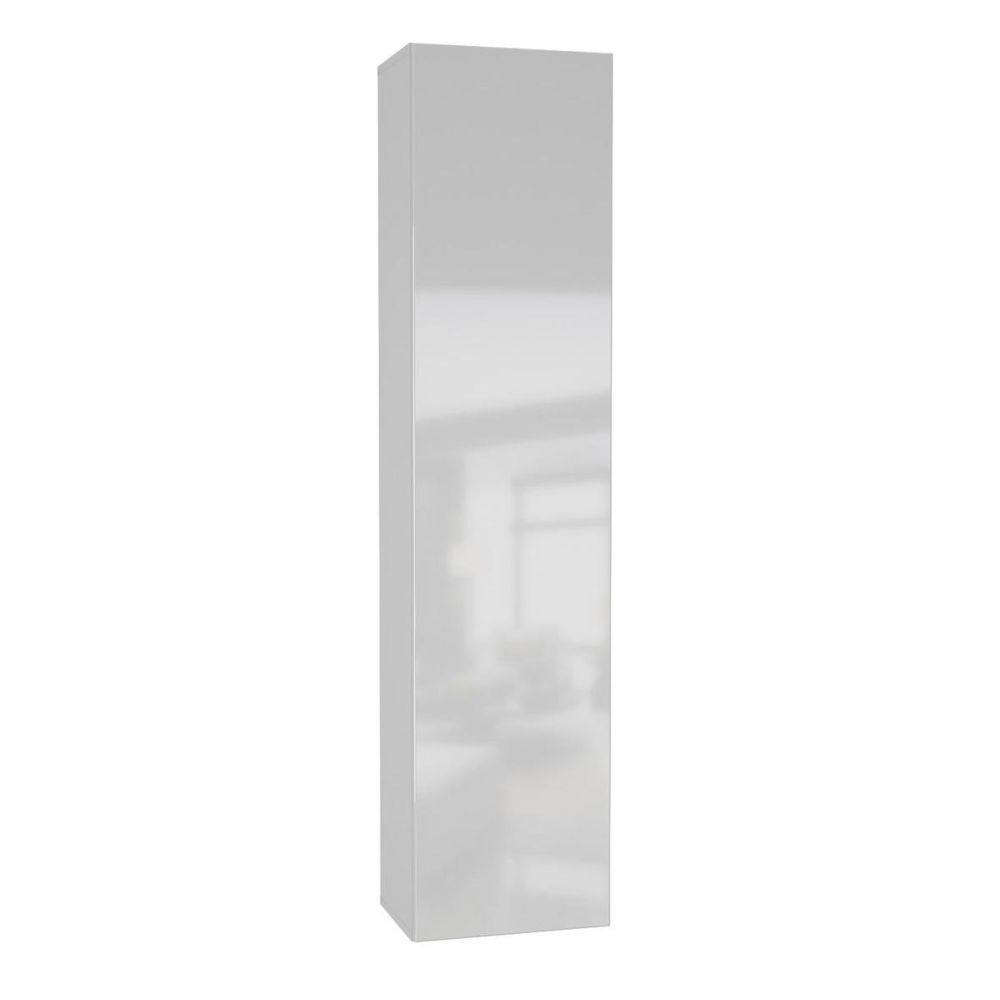 Шкаф навесной НК-Мебель Point ТИП-40 белый/белый глянец, цвет белый/белый глянец