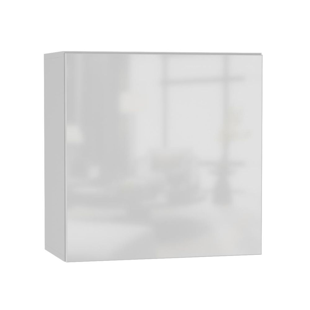 Шкаф навесной НК-Мебель Point ТИП-60 белый/белый глянец, цвет белый/белый глянец