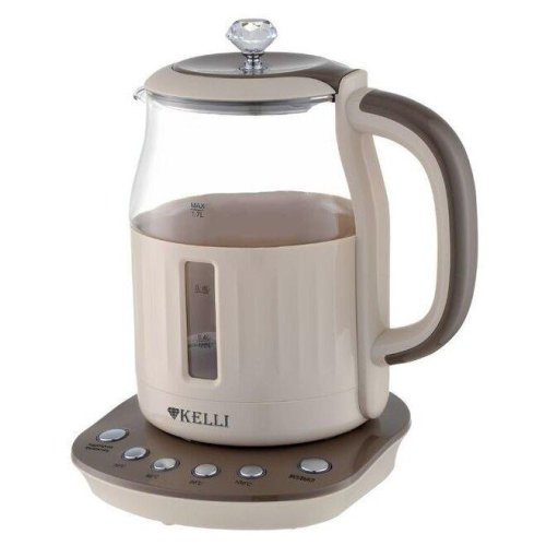Электрический чайник Kelli KL-1373 кофейный - фото 1