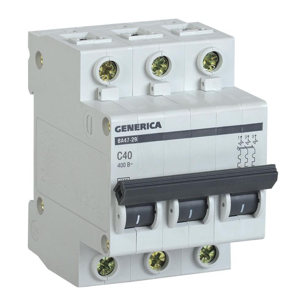 Автоматический выключатель IEK Generica MVA25-3-040-C