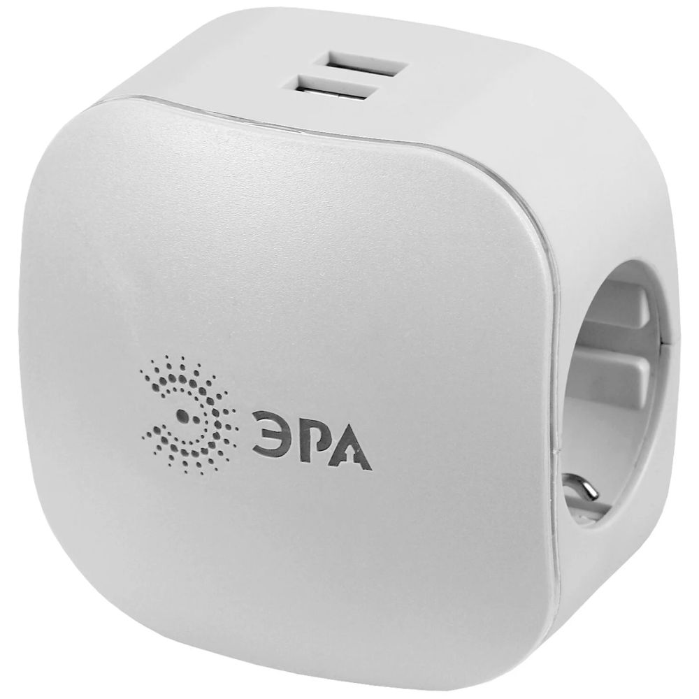 

Разветвитель ЭРА, Белый, SP-3e-USB-2A белый