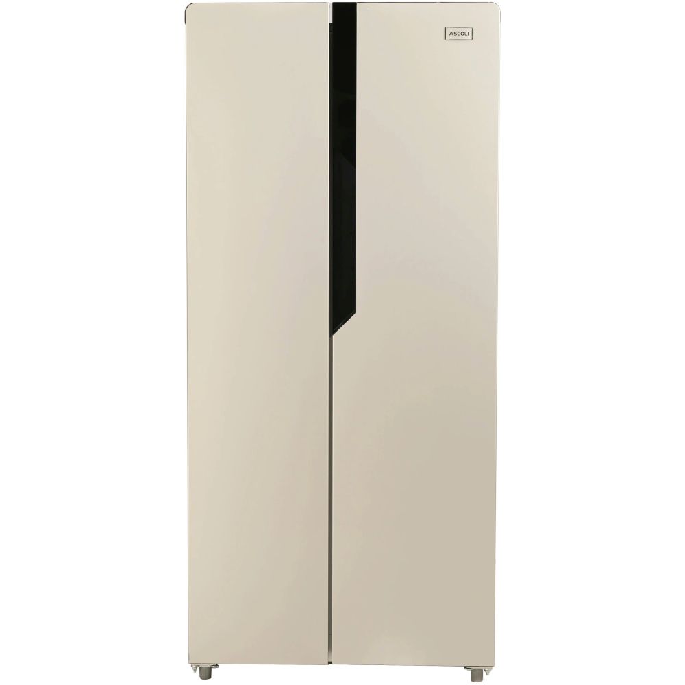 Холодильник Side-by-Side ASCOLI ACDG450WIB золотистый