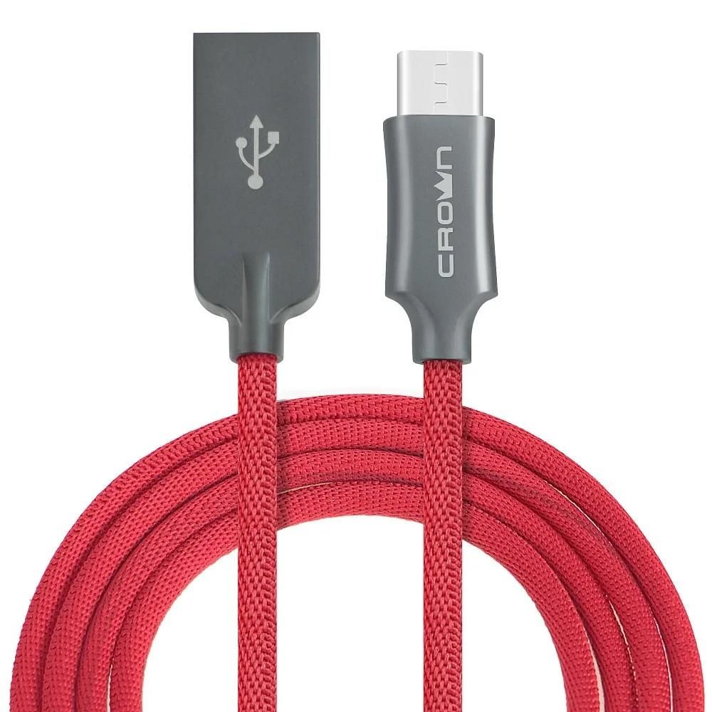 Кабель USB Crown CMCU-3132C CM000002144 красный - фото 1