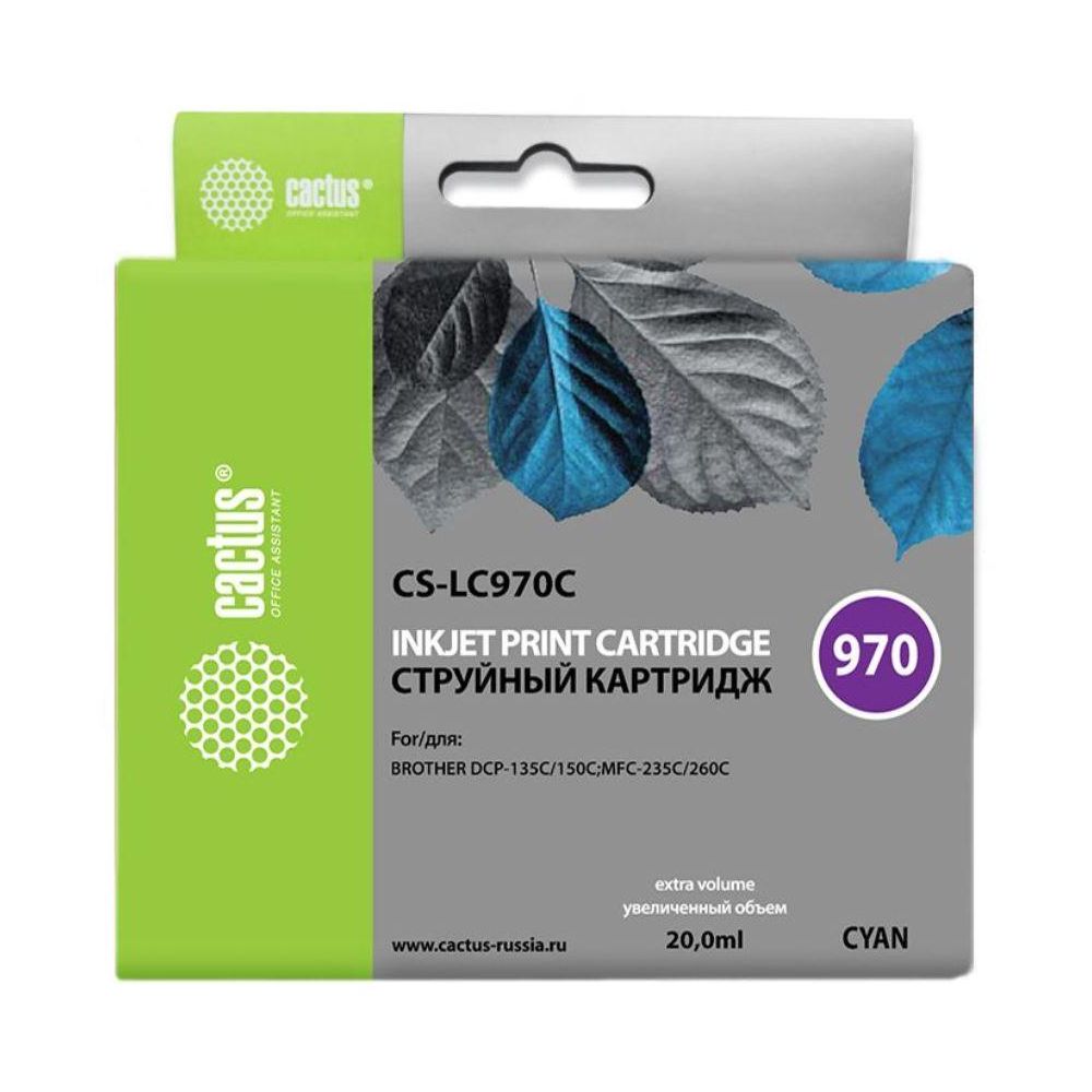 

Картридж для струйного принтера Cactus, CS-LC970C