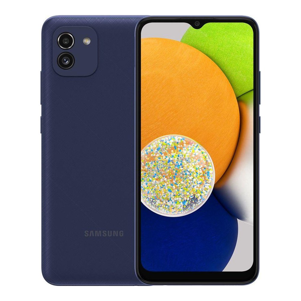 Смартфон Samsung Galaxy A03 32Gb синий - фото 1