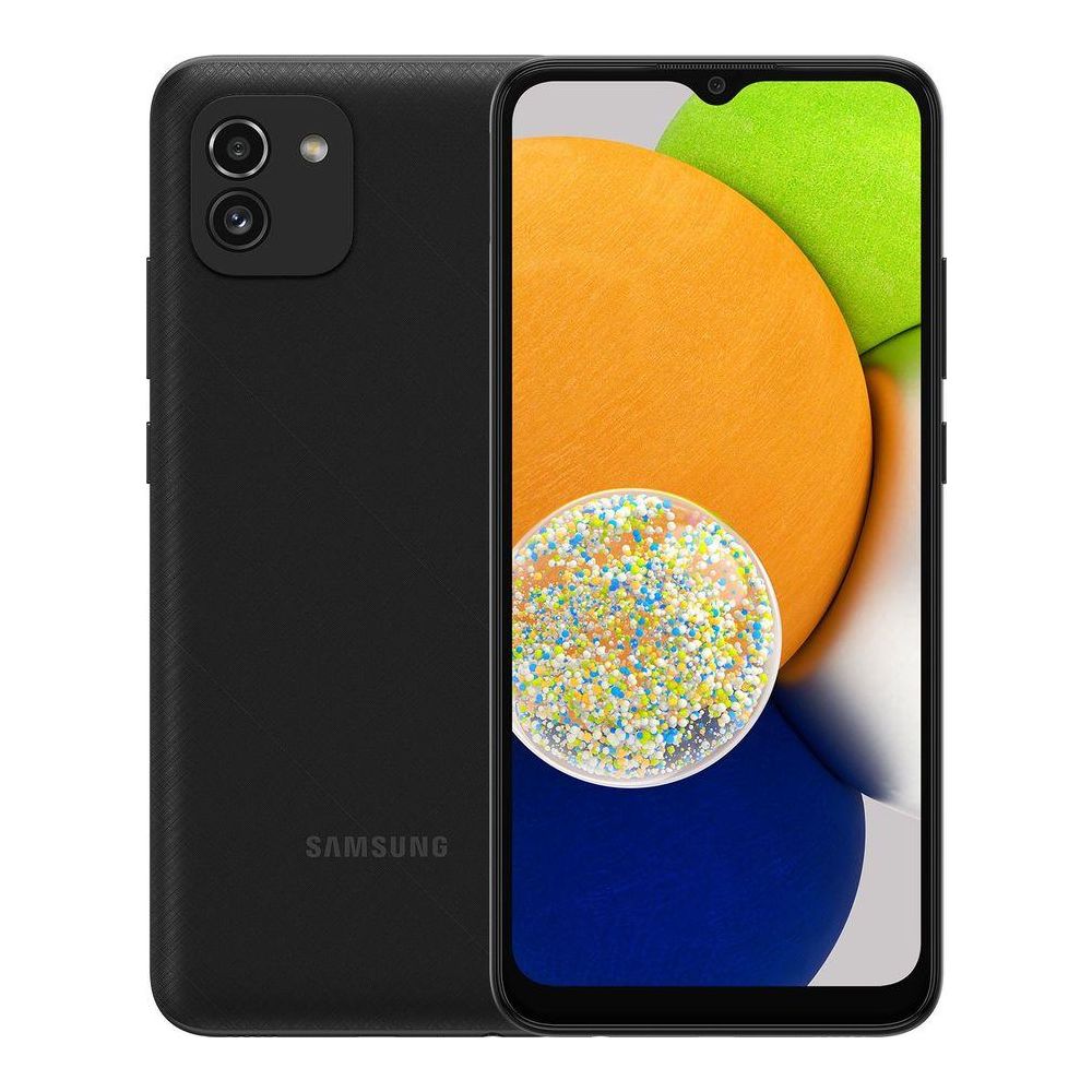 Смартфон Samsung Galaxy A03 64Gb чёрный - фото 1