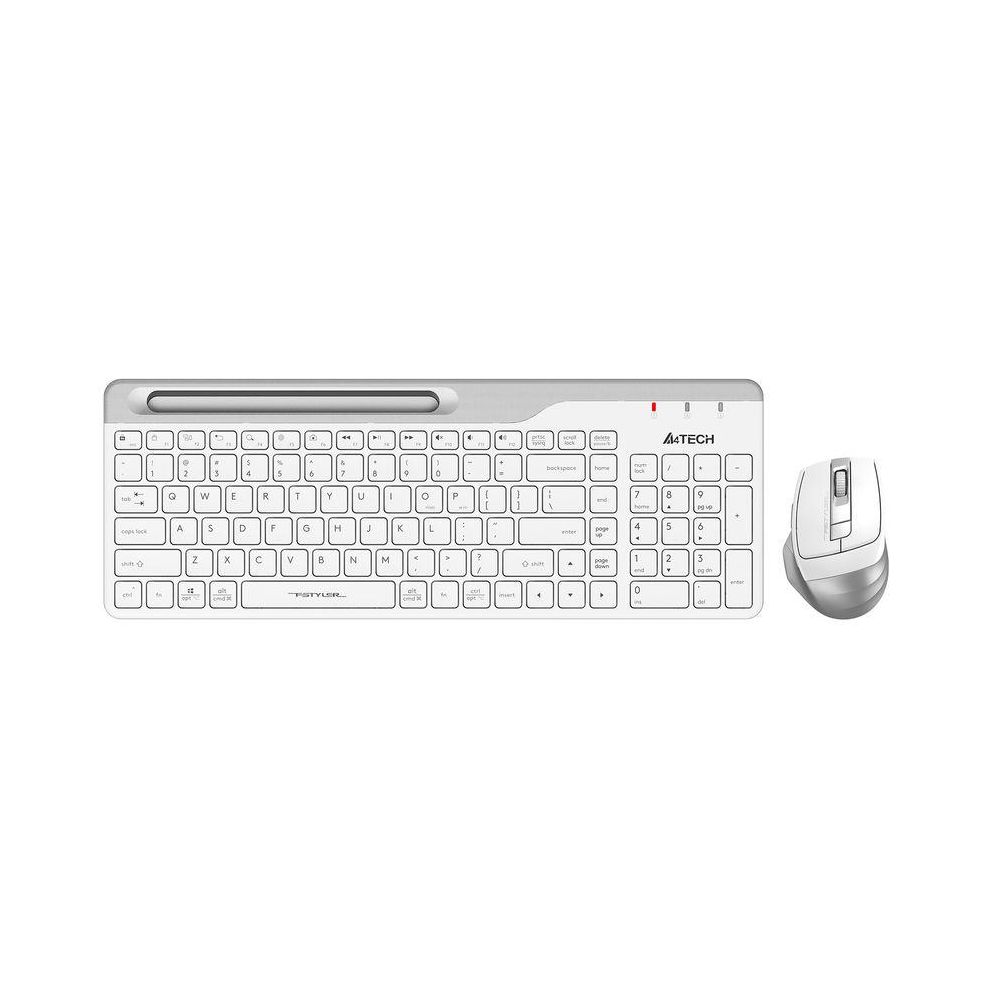 Комплект клавиатура+мышь A4tech Fstyler FB2535C белый/серый, цвет белый/серый