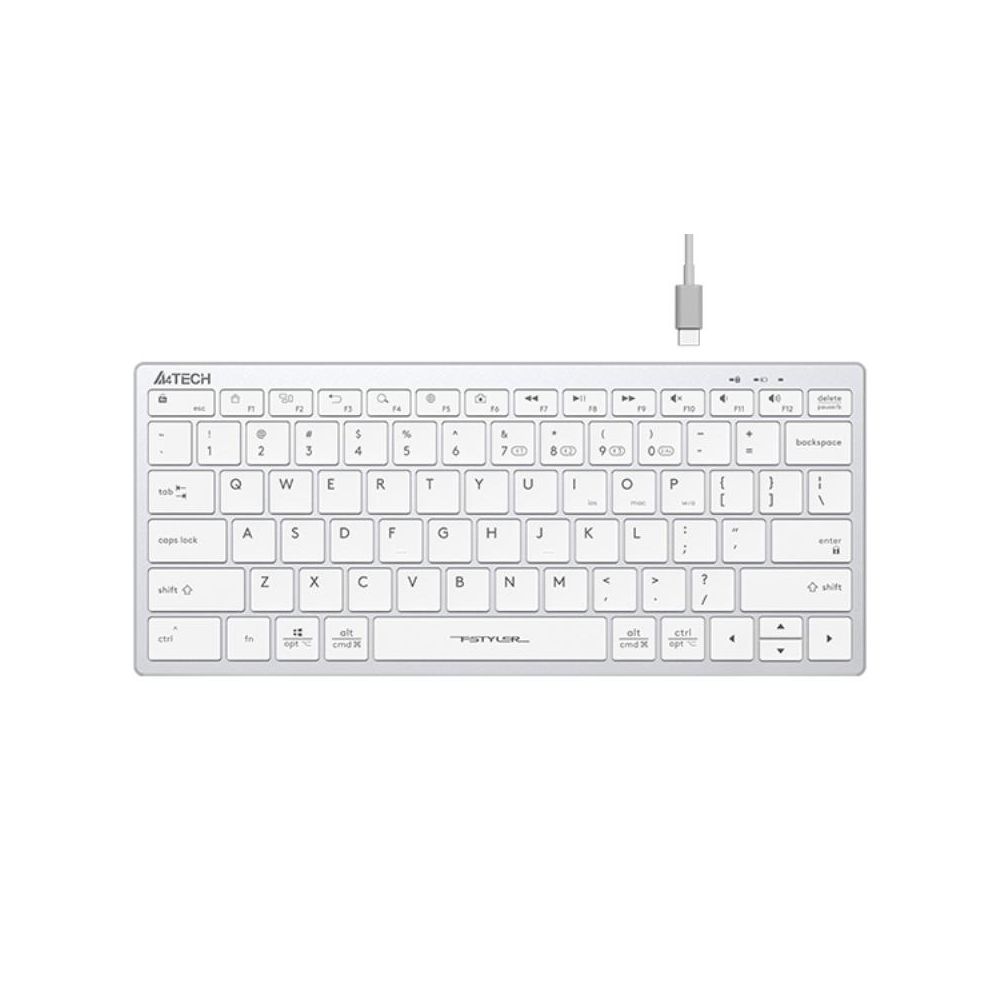 Клавиатура A4tech Fstyler FBX51C белый
