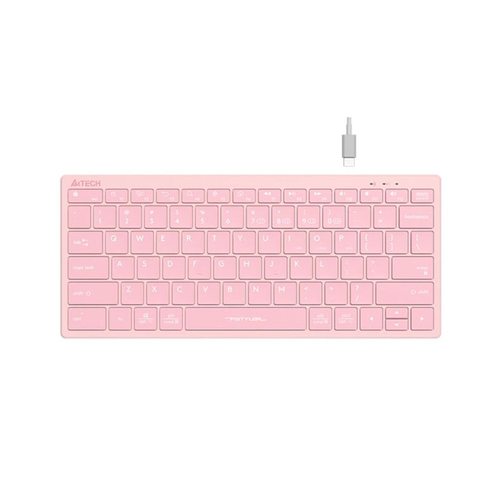 Клавиатура A4tech Fstyler FBX51C розовый