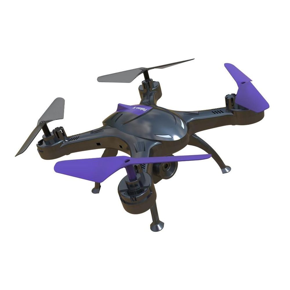 Квадрокоптер Hiper HQC-0003 Falcon X FPV чёрный/фиолетовый, цвет чёрный/фиолетовый