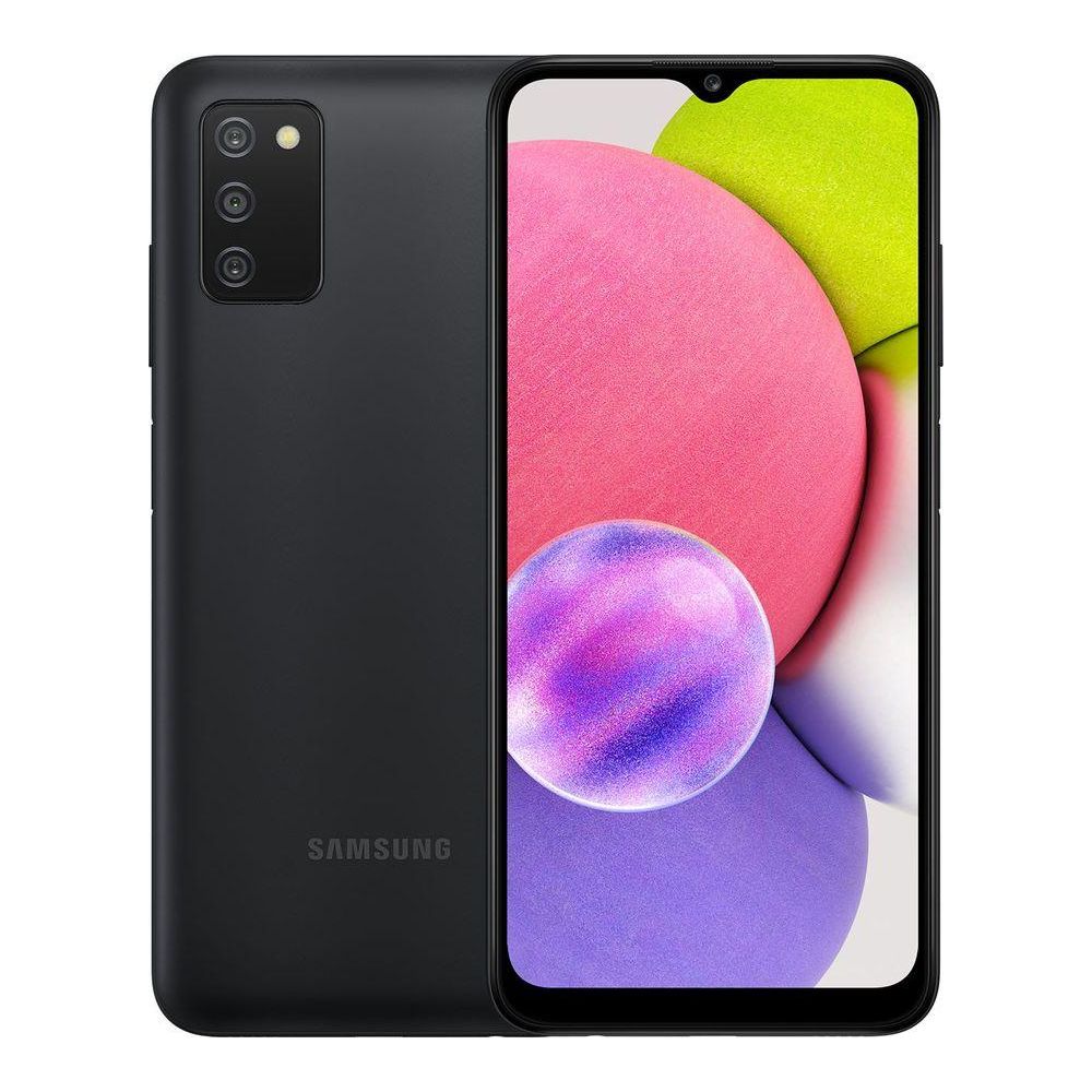Смартфон Samsung Galaxy A03s 32Gb black - фото 1