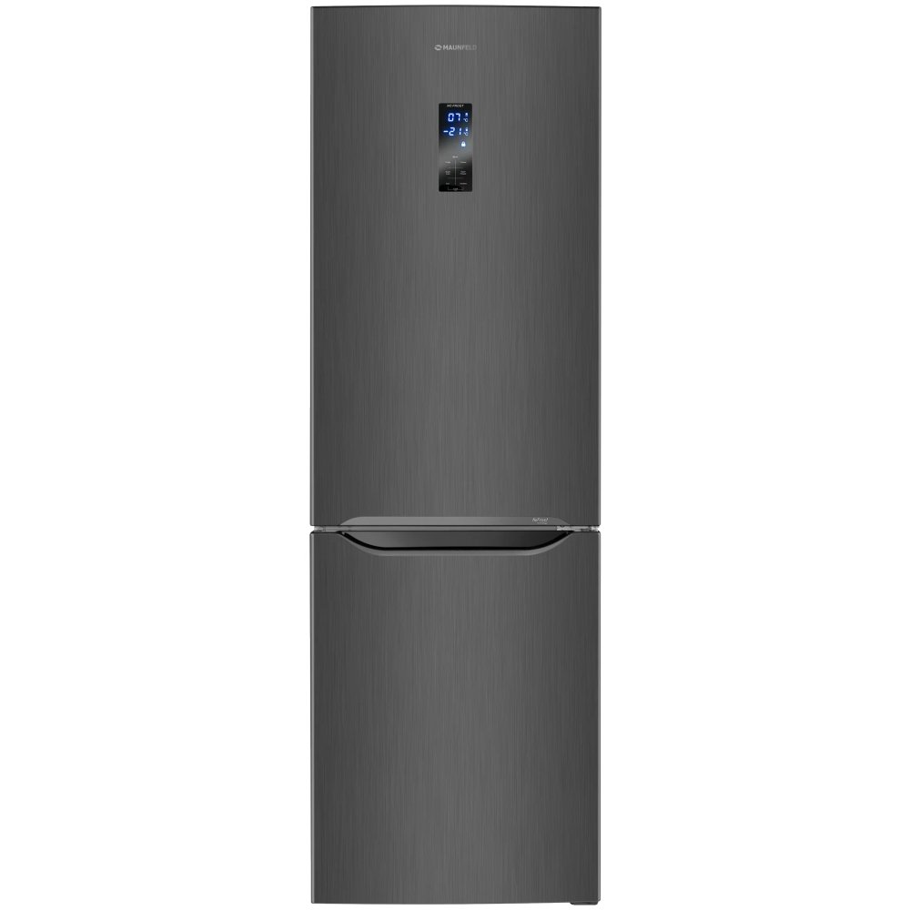 Холодильник MAUNFELD MFF187NFS10 серый - фото 1