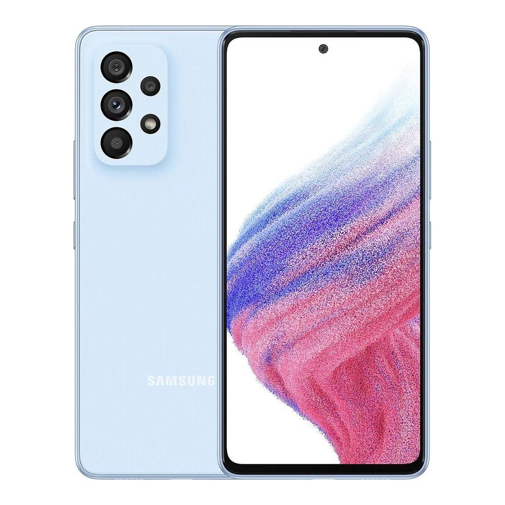 Смартфон Samsung Galaxy A53 5G 8/256Gb голубой Galaxy A53 5G 8/256Gb голубой - фото 1