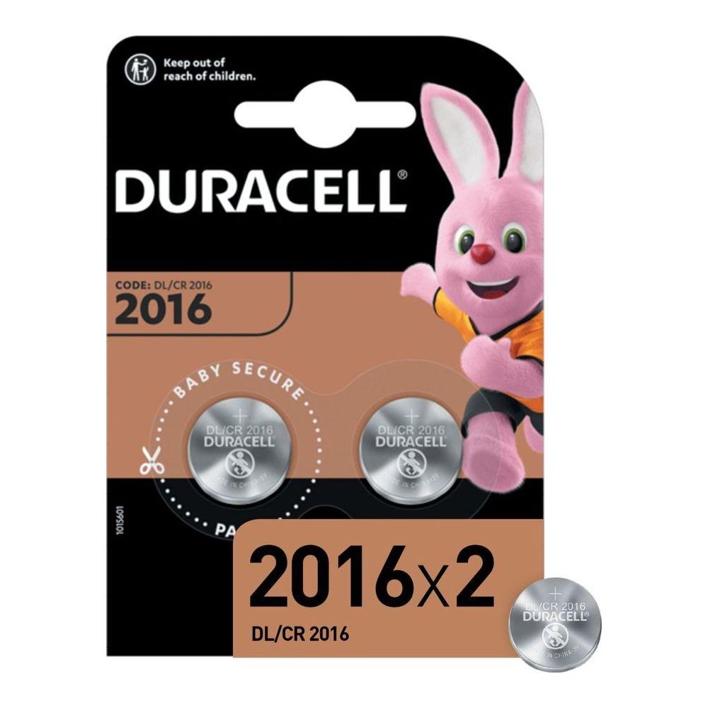 Батарейка Duracell DL/CR2016 CR2016 (2шт) DL/CR2016 CR2016 (2шт) - фото 1