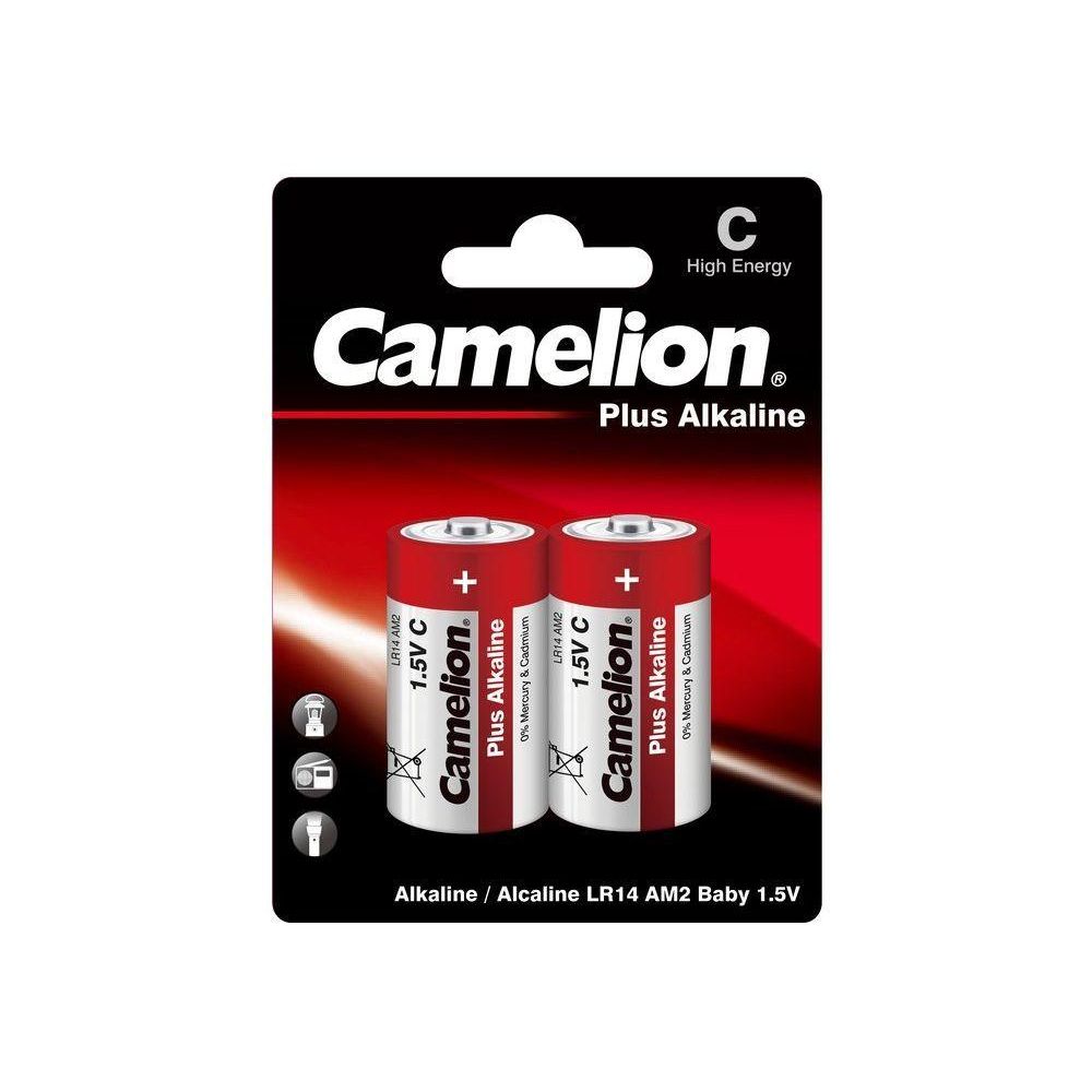 Батарейка Camelion Plus Alkaline LR14-BP2 C 8000mAh (2шт) Plus Alkaline LR14-BP2 C 8000mAh (2шт) - фото 1