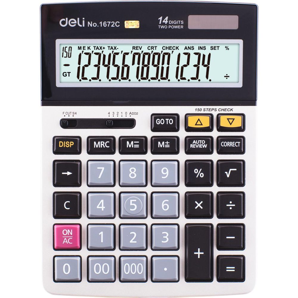 Калькулятор настольный Deli E1672C