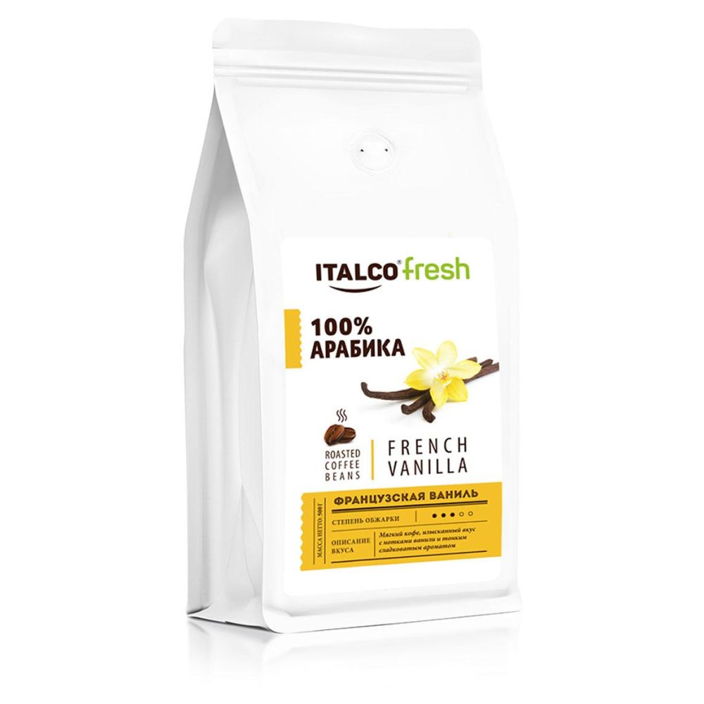 Кофе в зернах ITALCO French vanilla 500г - фото 1