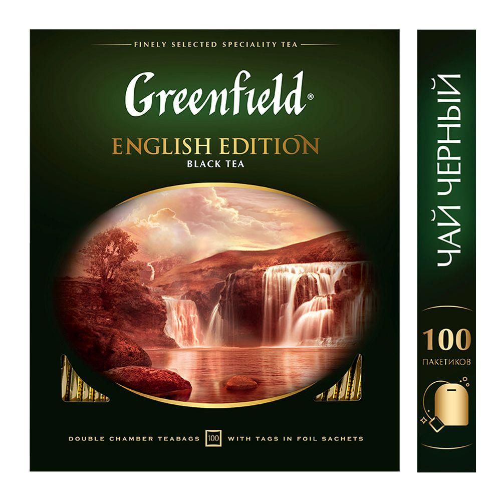 Чай Greenfield English Edition черный 100пак. карт/уп. (1383-09)