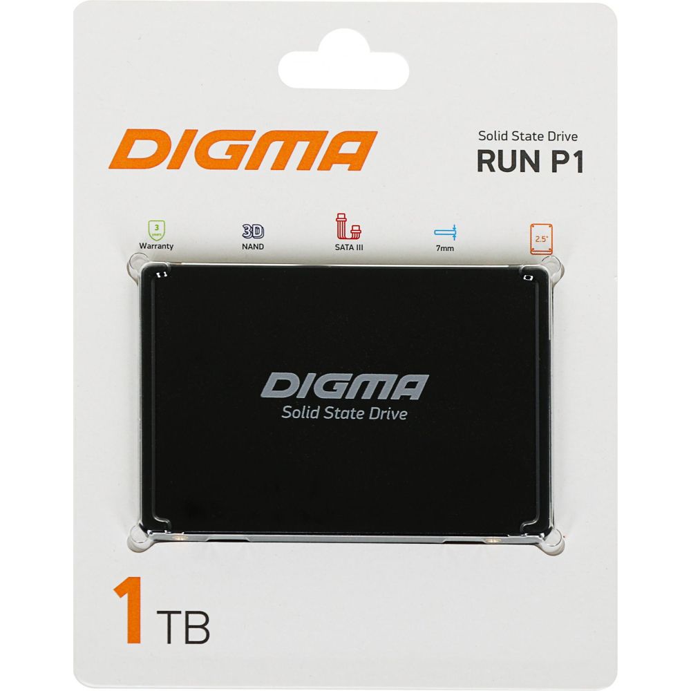 SSD накопитель Digma Run P1 2.5