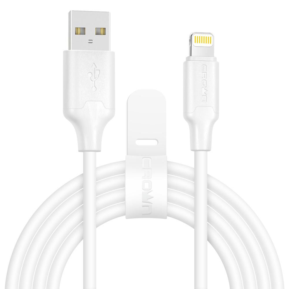 USB кабель Crown CMCU-3016L white - фото 1