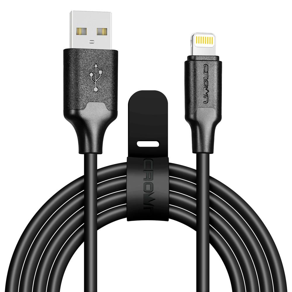 USB кабель Crown CMCU-3018L black - фото 1