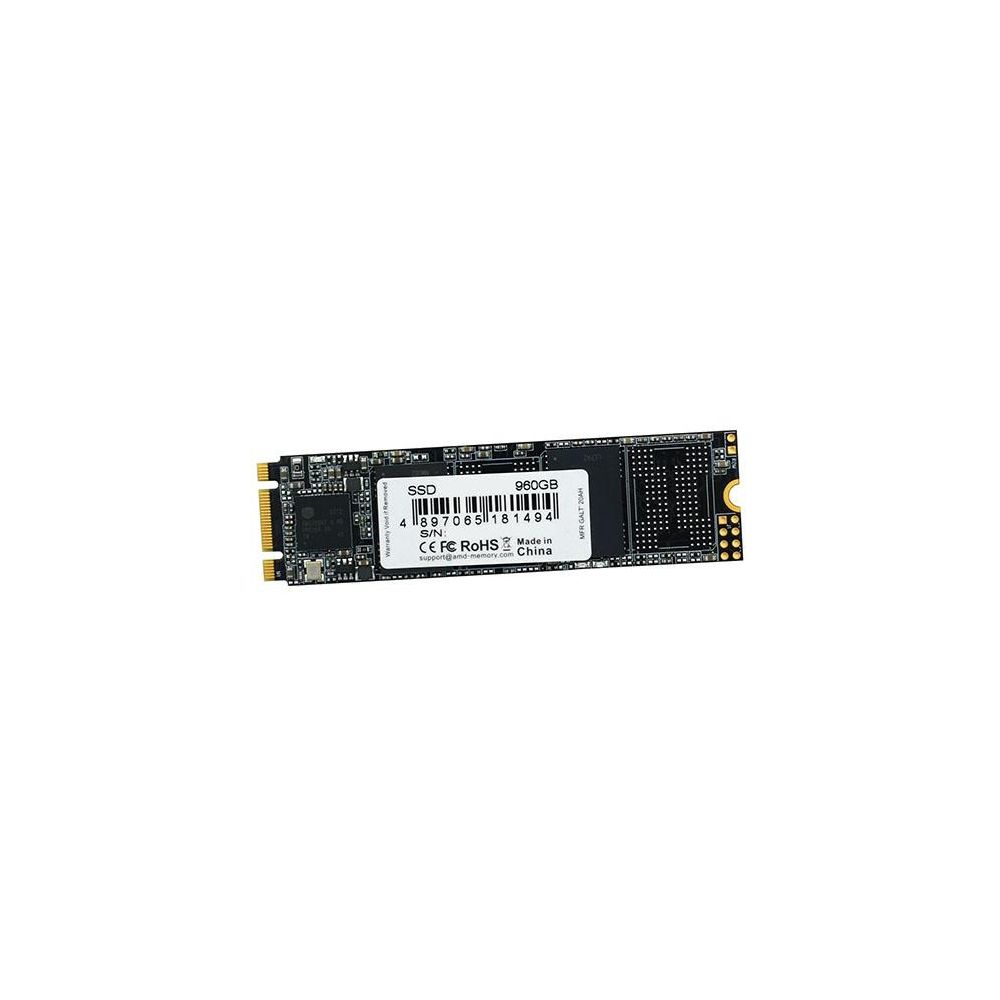 Твердотельный накопитель SSD AMD R5 Series M.2 2280 SATA III 960 ГБ (R5M960G8) R5 Series M.2 2280 SATA III 960 ГБ (R5M960G8) - фото 1