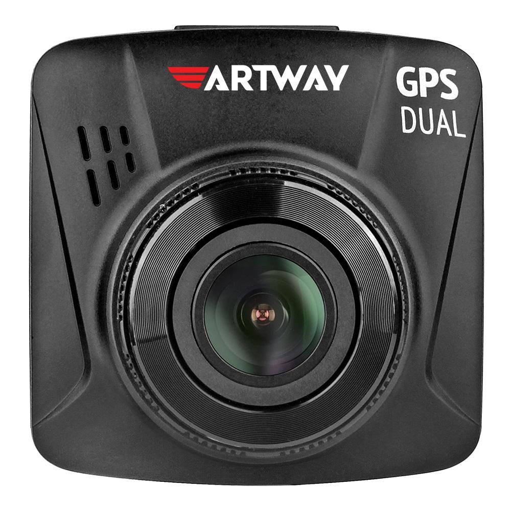 Видеорегистратор Artway AV-398 GPS Dual, 2 камеры, GPS - фото 1