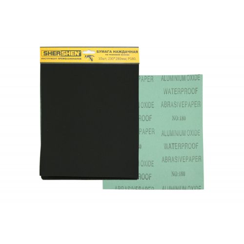 Бумага наждачная SHERSHEN 230x280 мм P60, на тканевой основе (38006K)