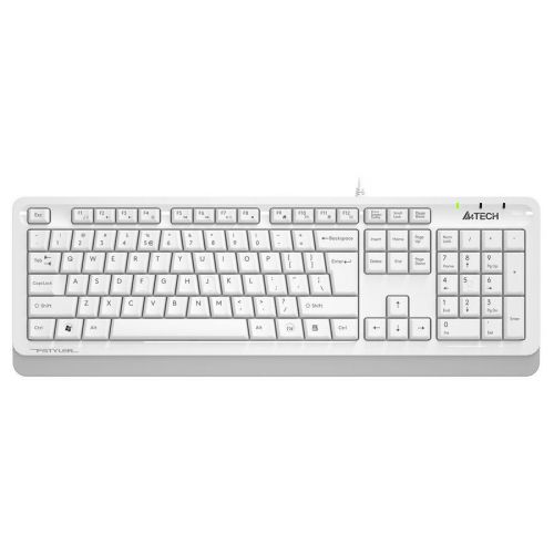 Клавиатура A4tech Fstyler FKS10 белый/серый