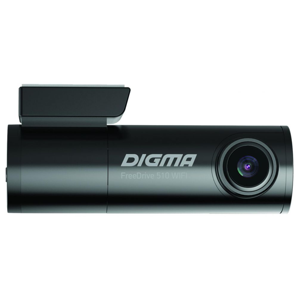 Автомобильный видеорегистратор Digma FreeDrive 510 WI-FI чёрный - фото 1