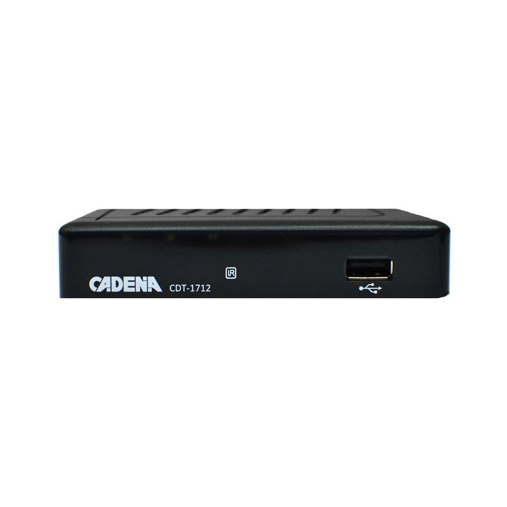 Ресивер DVB-T2 Cadena CDT-1712 (TC) чёрный