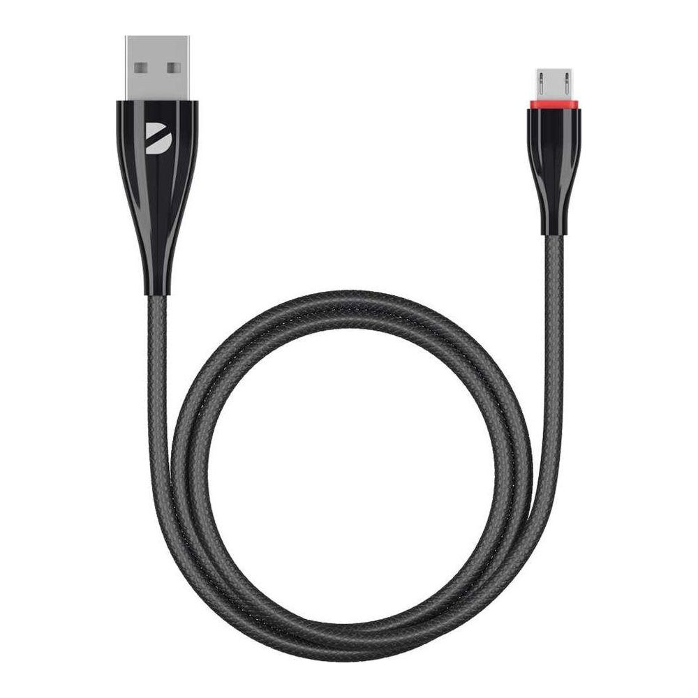 USB кабель Deppa Ceramic USB (m)-micro USB (m) 1 м. (72285) чёрный Ceramic USB (m)-micro USB (m) 1 м. (72285) чёрный - фото 1