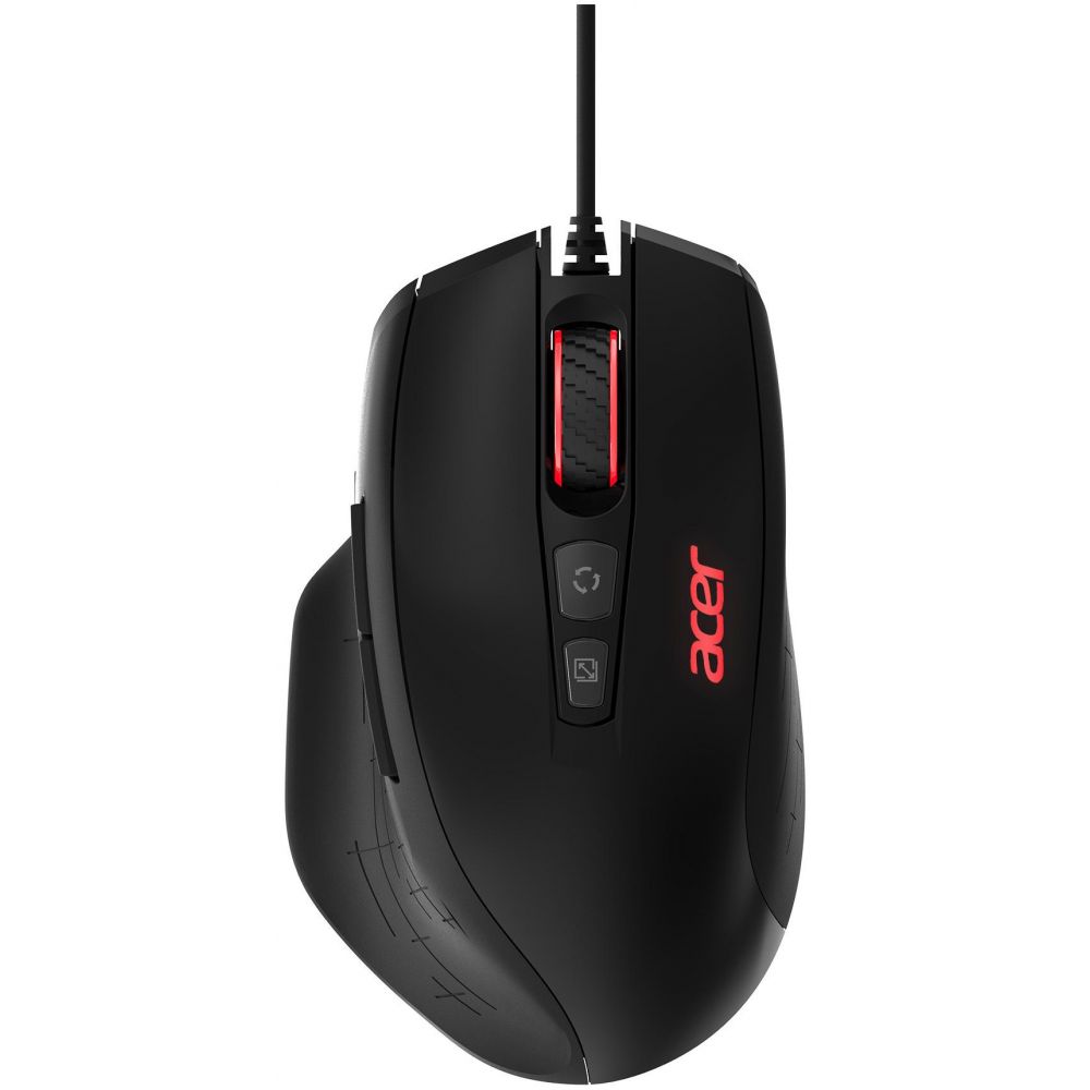 

Мышь Acer, Чёрный, OMW124 чёрный