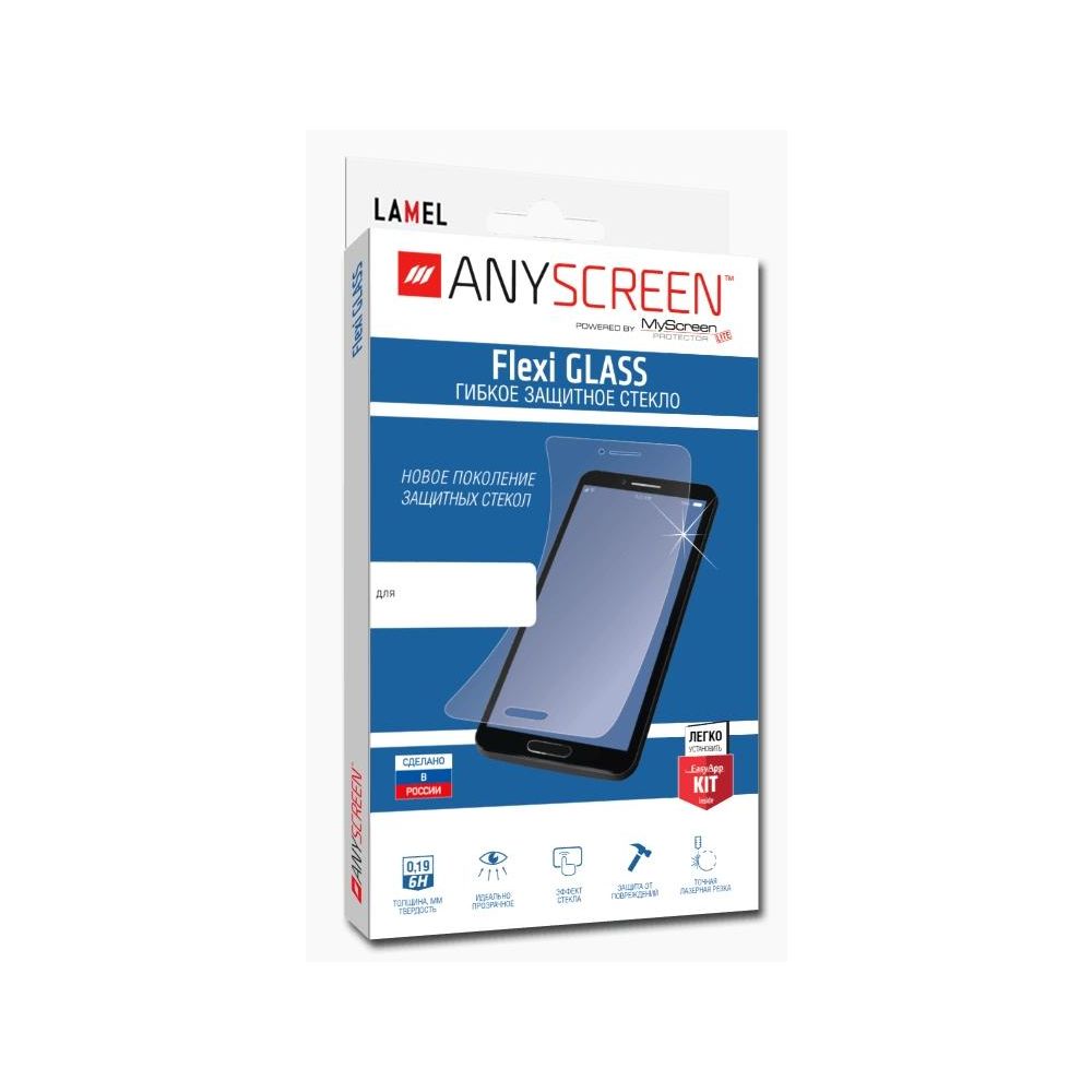 Защитное стекло Lamel Flexi GLASS универсальное для смартфонов 5.3/