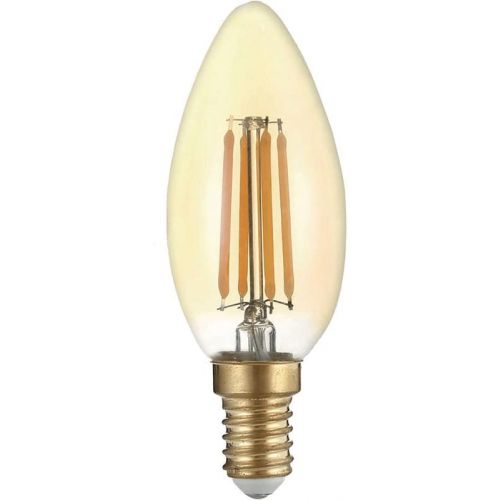 Лампа светодиодная Hiper THOMSON LED FILAMENT CANDLE 7W 695Lm E14 2400K GOLD TH-B2114
