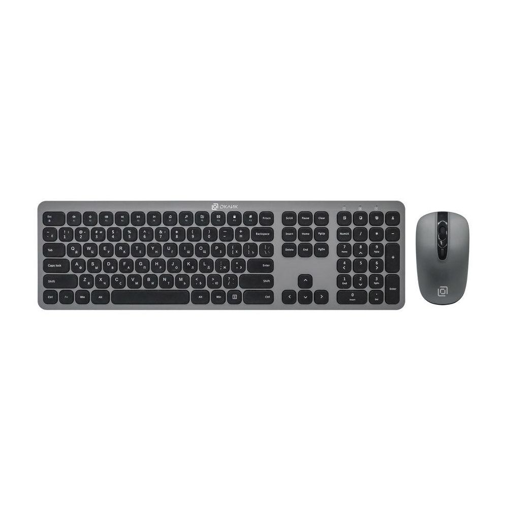 Комплект клавиатура и мышь Oklick 300M - фото 1