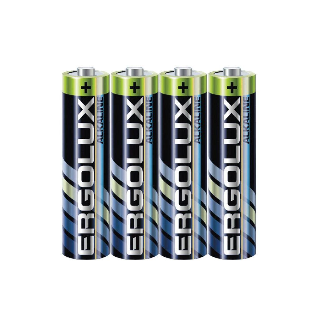 Батарейка Ergolux Alkaline LR03 SR4 AAA 1150mAh (4шт) (1509279) Alkaline LR03 SR4 AAA 1150mAh (4шт) (1509279) - фото 1