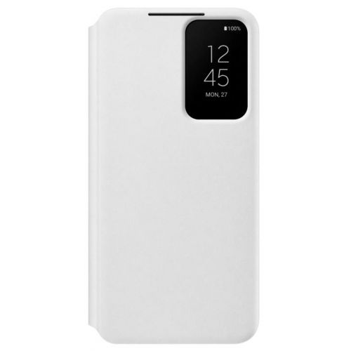 Чехол для телефона Samsung для Samsung Galaxy S22 Smart Clear View Cover белый (EF-ZS901CWEGRU)