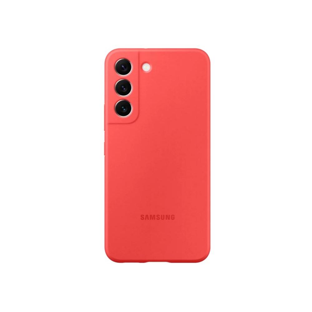 Чехол для телефона Samsung для Samsung Galaxy S22 Silicone Cover красный (EF-PS901TPEGRU)