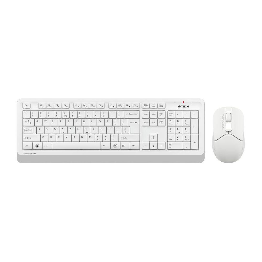 Комплект клавиатура и мышь A4tech Fstyler FG1012 белый - фото 1