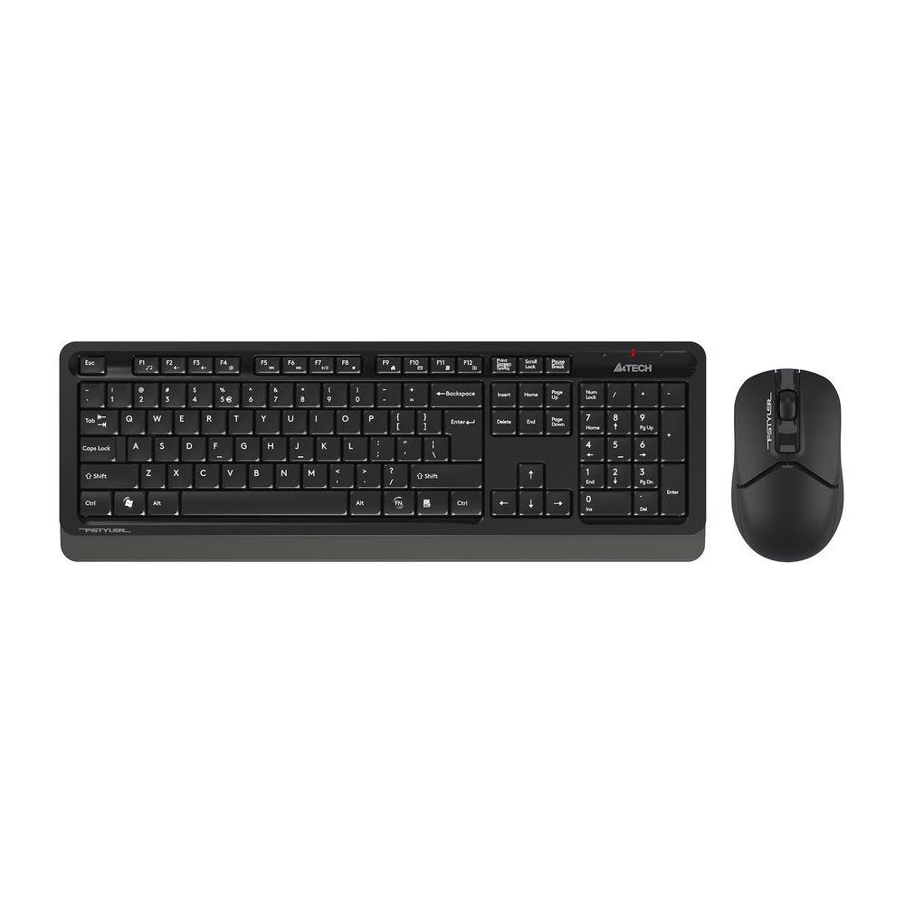 Комплект клавиатура и мышь A4tech Fstyler FG1012 чёрный/серый, цвет чёрный/серый