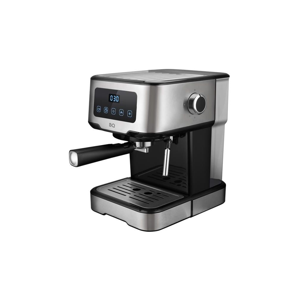 Кофеварка рожковая BQ CM9000 нержавеющая сталь/чёрный, цвет нержавеющая сталь/чёрный