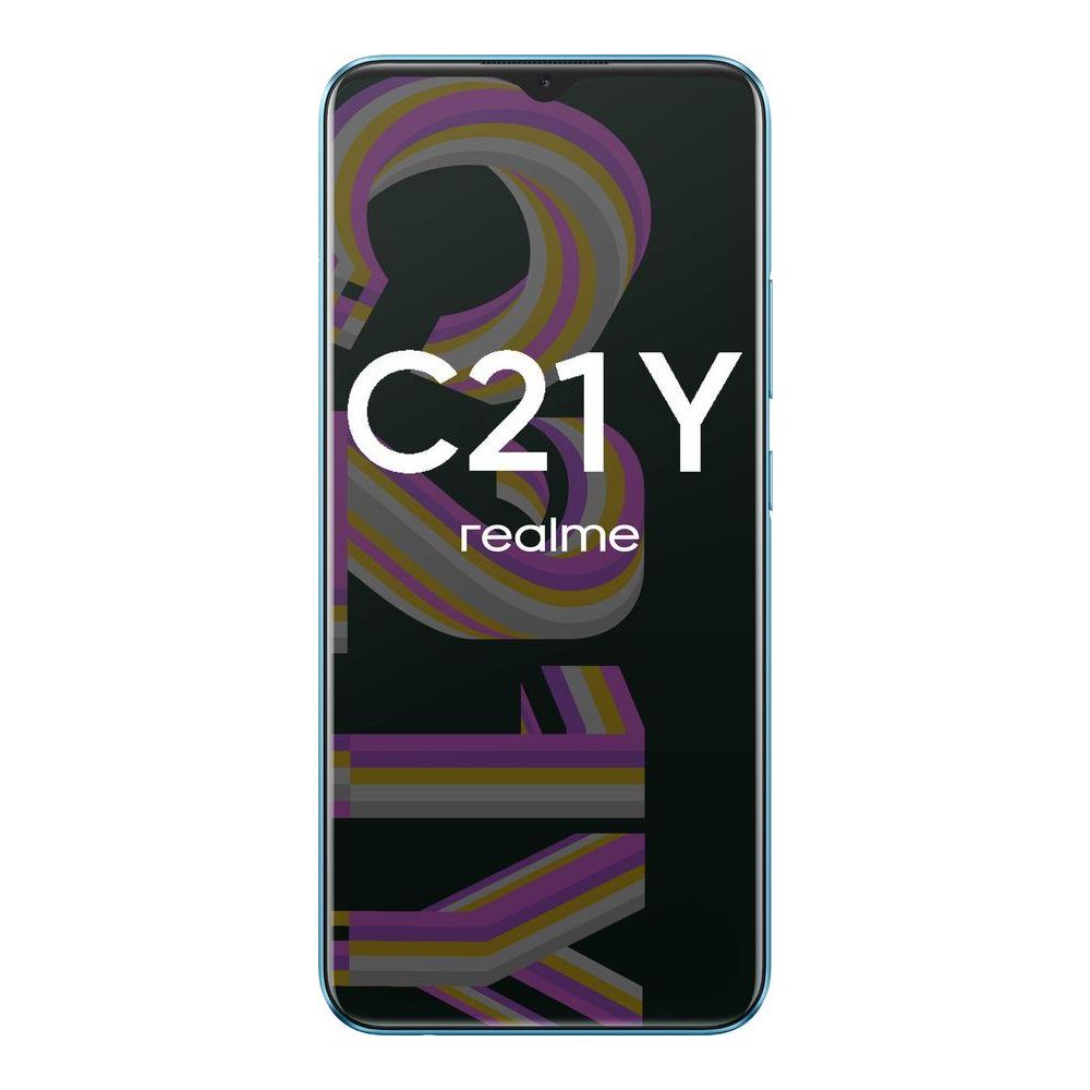 Смартфон Realme C21-Y 64Gb голубой - фото 1