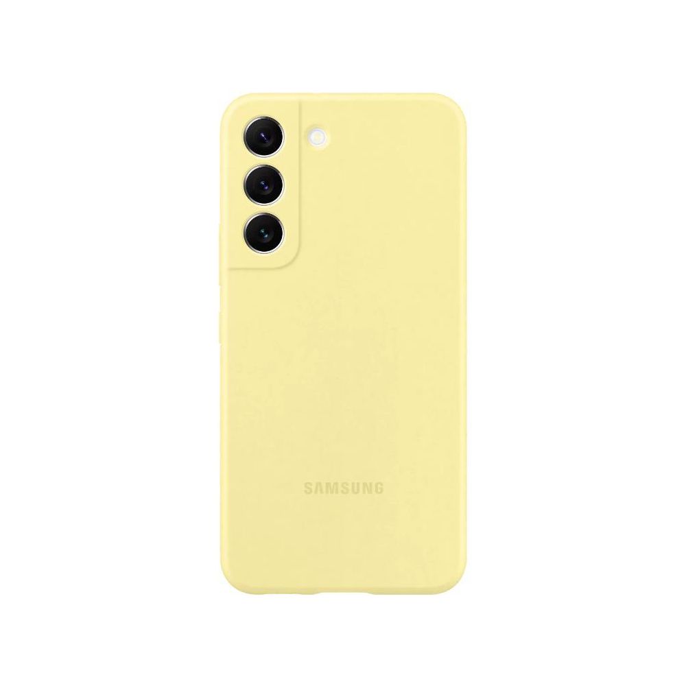Чехол для телефона Samsung для Samsung Galaxy S22 Silicone Cover (EF-PS901TYEGRU) жёлтый