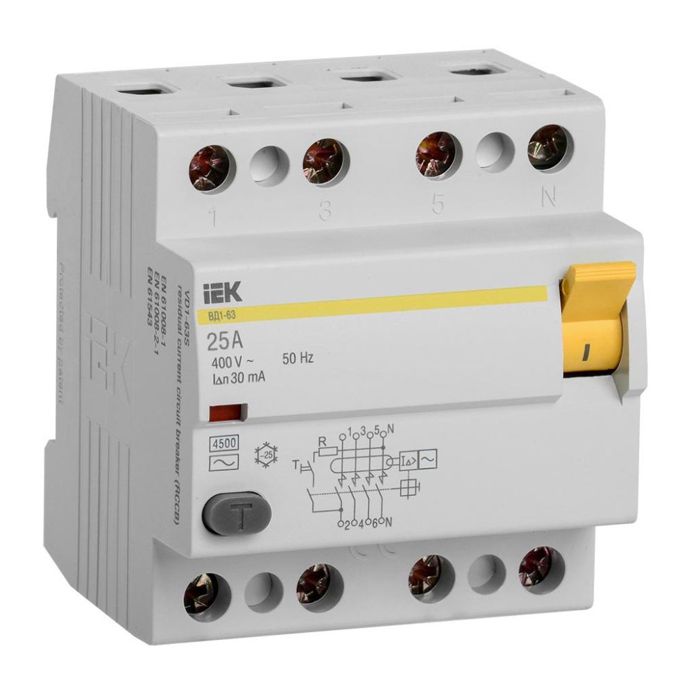 Автоматический выключатель IEK ВД1-63 MDV10-4-025-030