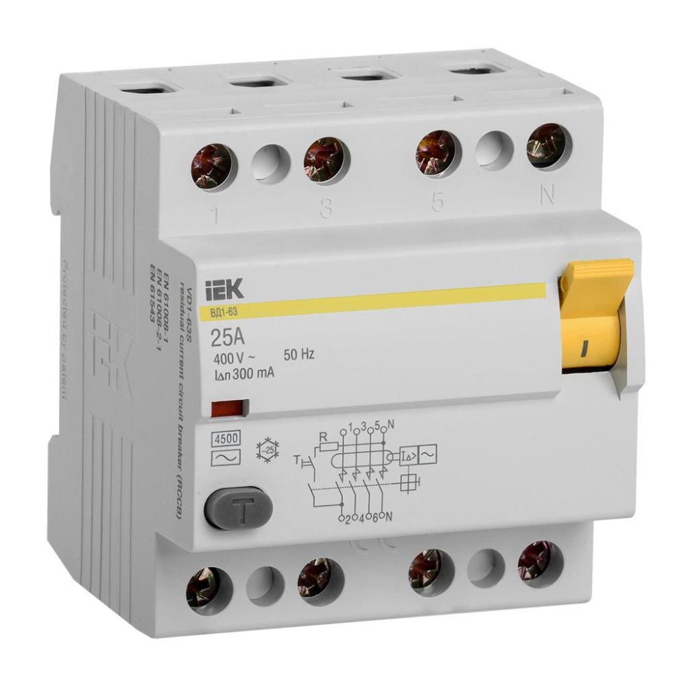 Автоматический выключатель IEK ВД1-63 MDV10-4-025-300